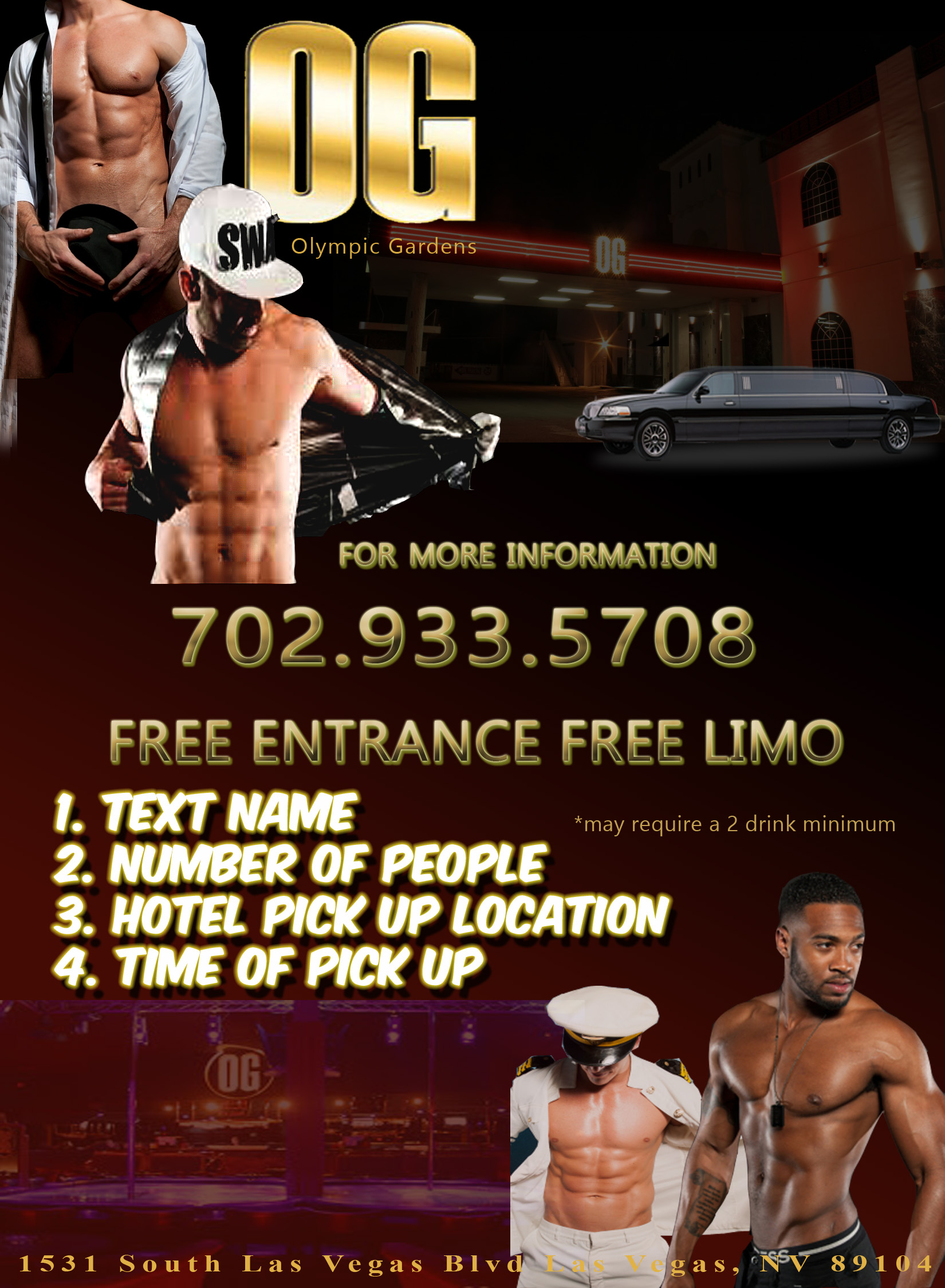 Free Entrance Free Limo Og Las Vegas Nightclub Las Vegas Nv